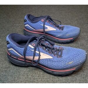 BROOKS Ghost 15 Women's Running Shoes Blue Peacoat Pink 1203801B469 Size 9 US